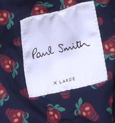 Paul Smith Men's XL Green Military Jacket