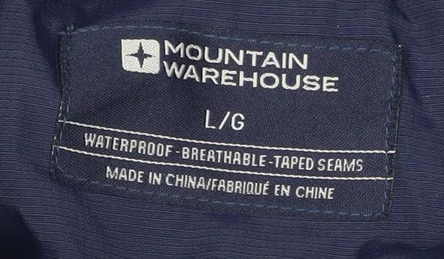 Mountain Warehouse Men’s Blue Waterproof Jacket L