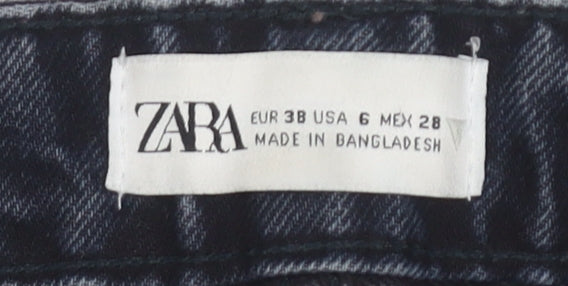 Zara Women's Blue Straight Jeans Size 10