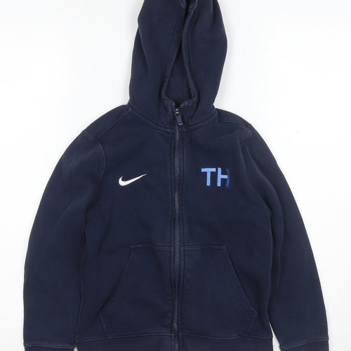 Nike Boys Blue Full Zip Hoodie - Size S