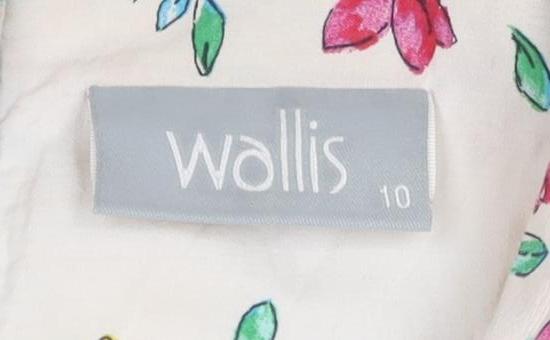Wallis Women's Multicoloured Floral Blouse Size 10