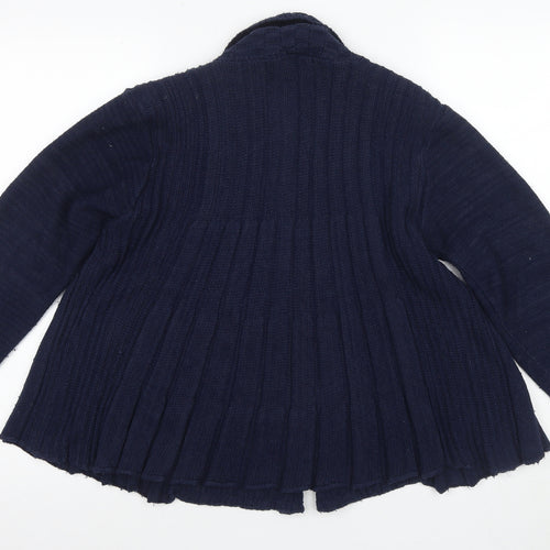 Simply Stock Shop Women's M Blue Knit Cardigan