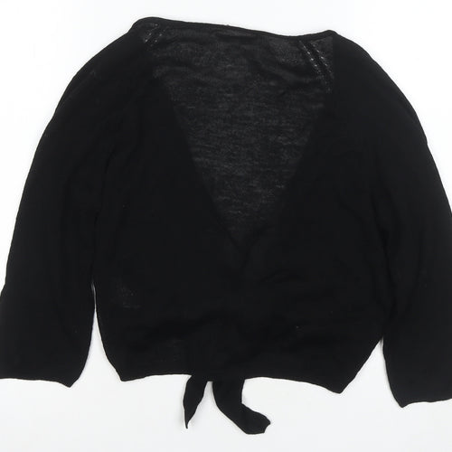 L.K. Bennett Women's Black Wool Cardigan Medium