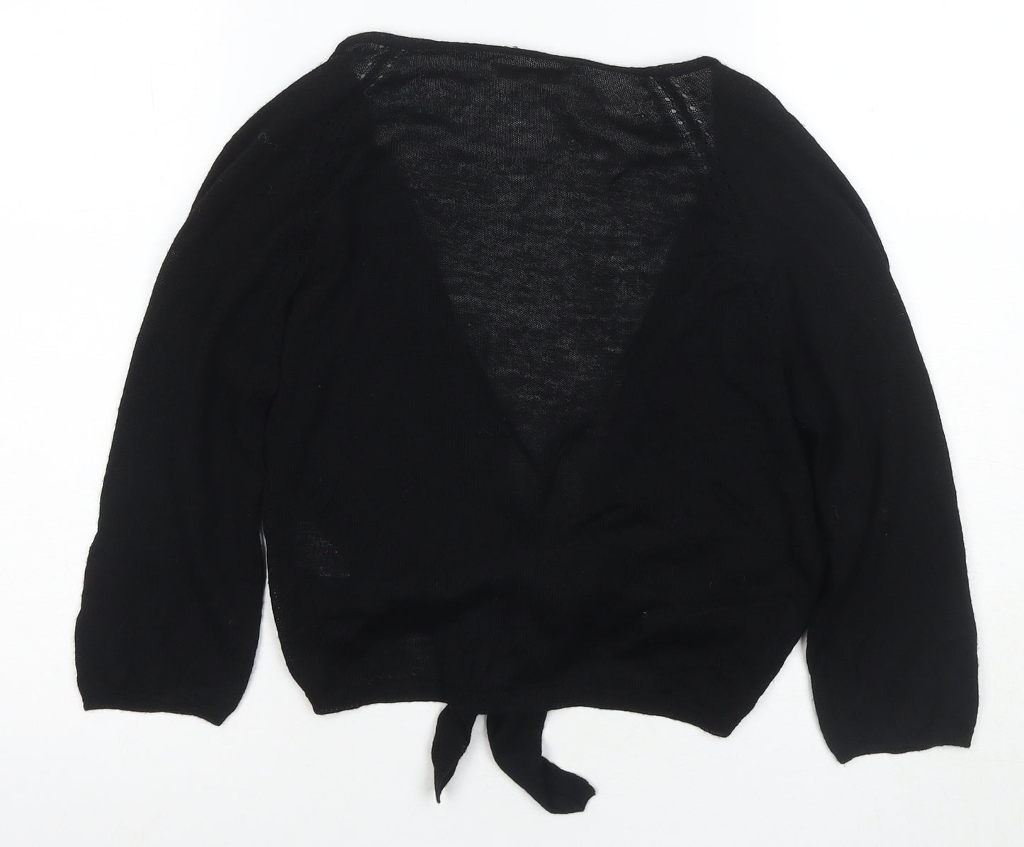 L.K. Bennett Women's Black Wool Cardigan Medium