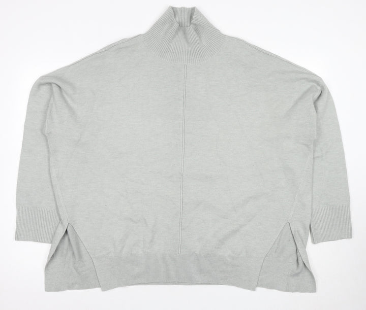 French Connection Women's Grey XL High Neck Jumper