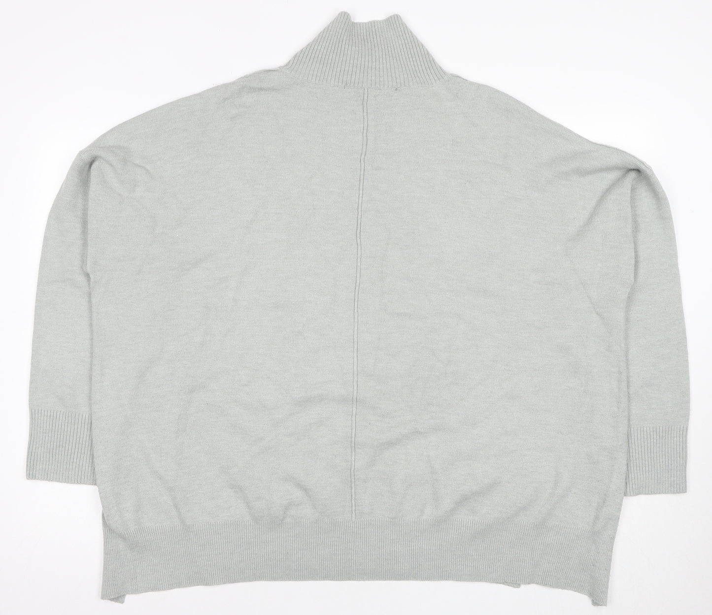 French Connection Women's Grey XL High Neck Jumper