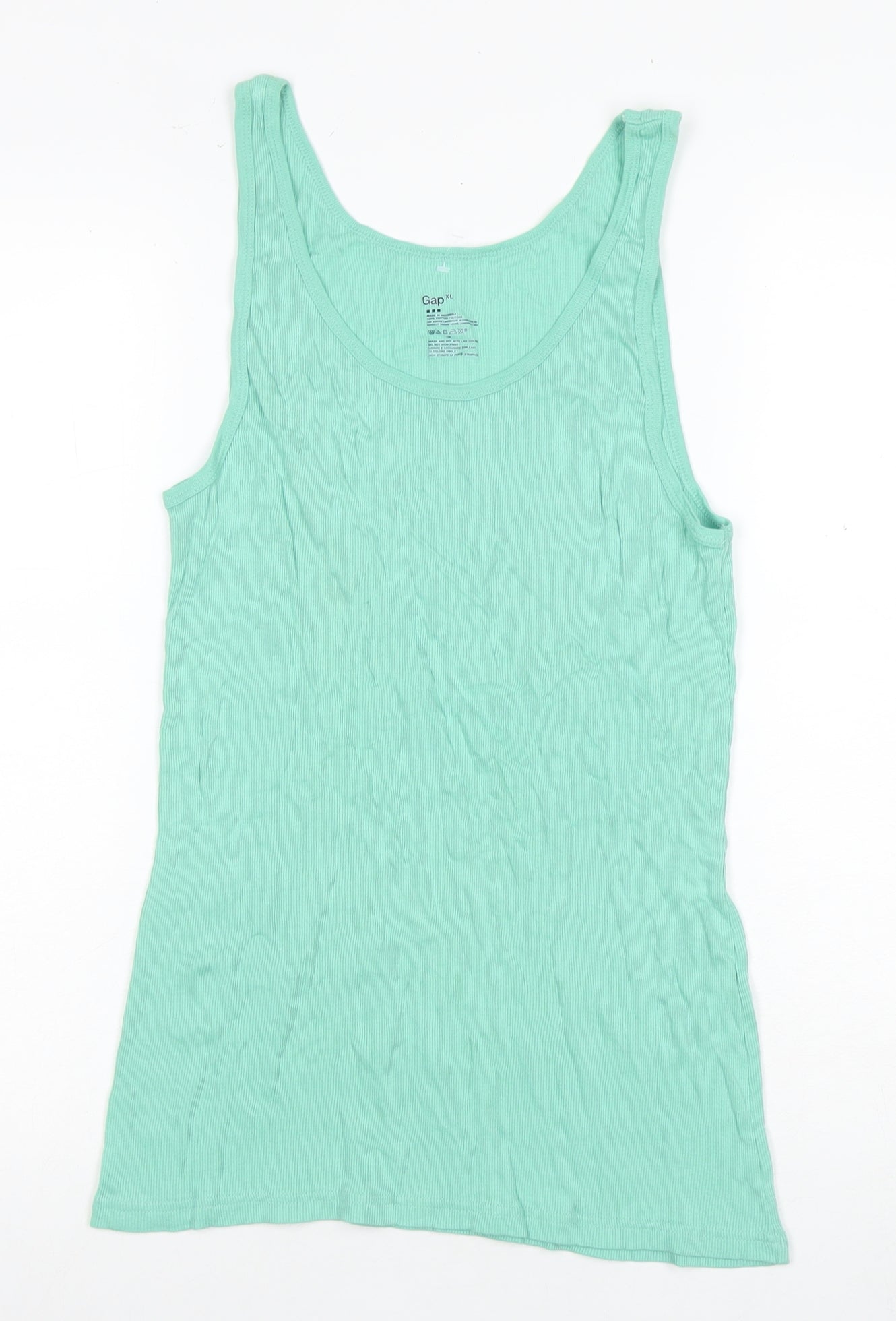 Gap Women's Green XL Basic Tank Top Sleeveless