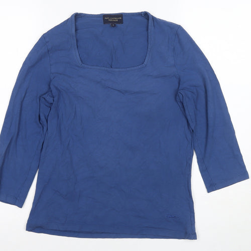 Paul Costelloe Women's Blue Basic T-Shirt Size 6