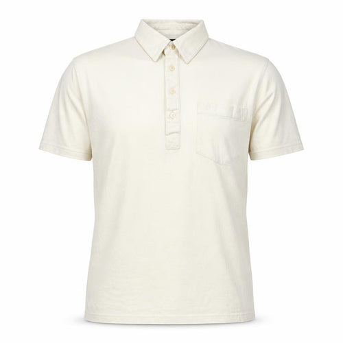 Arlect Men's Beige Polo Shirt, S, Short Sleeve Cotton