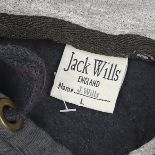 Jack Wills Women’s Black Pullover Hoodie L