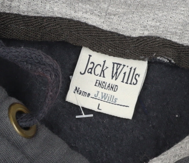 Jack Wills Women’s Black Pullover Hoodie L