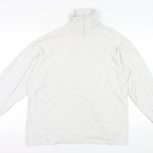 Donnay Men's White Pullover Sweatshirt L Lightweight
