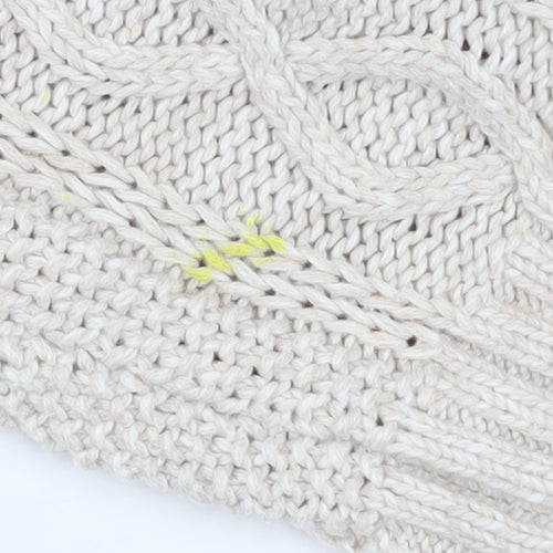 Gap Women's Ivory Cable-Knit Pullover Jumper S
