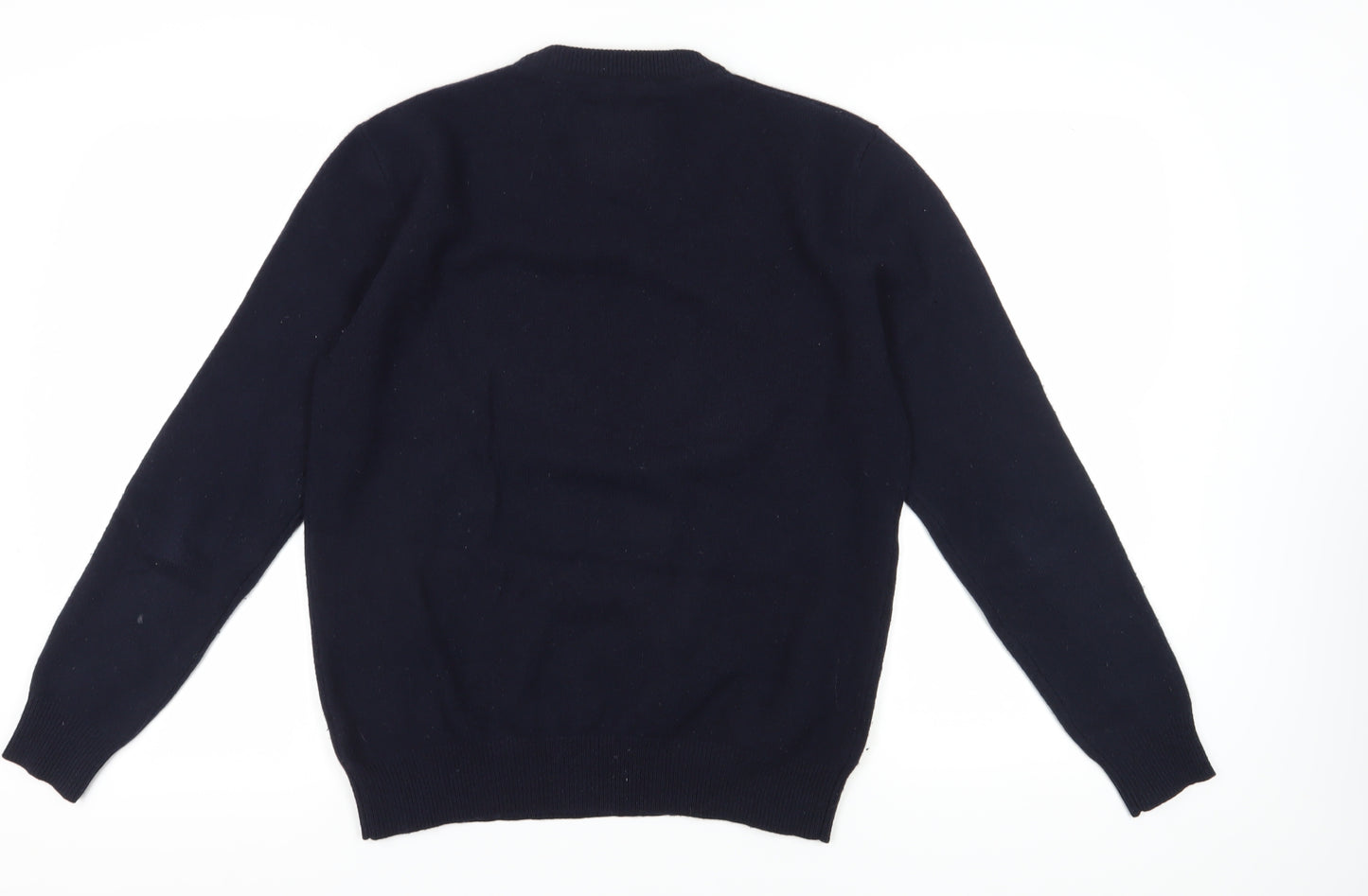 Jack Wills Men's Black Wool Pullover Jumper L