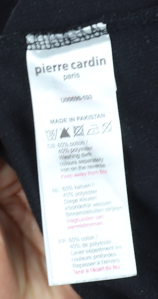 Pierre Cardin Men's Black 3XL 1/2 Zip Sweatshirt