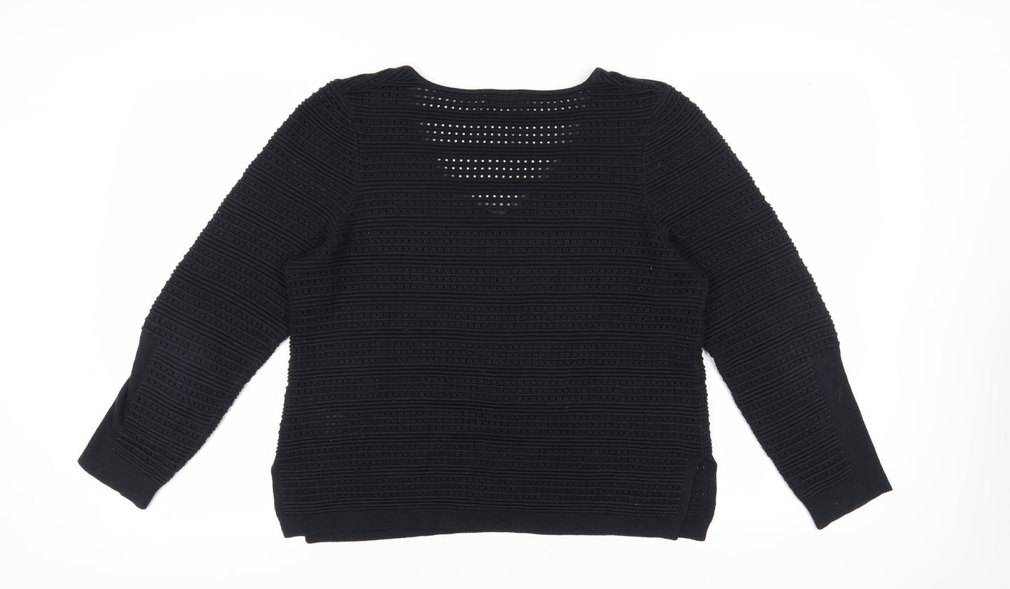 Mint Velvet Women's Size 16 Black V-Neck Jumper