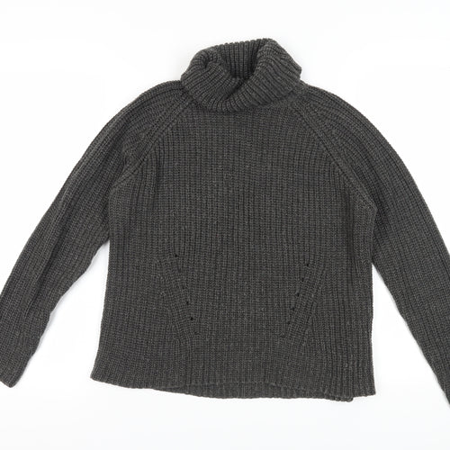Jacqueline de Yong Grey Pullover Jumper S Women