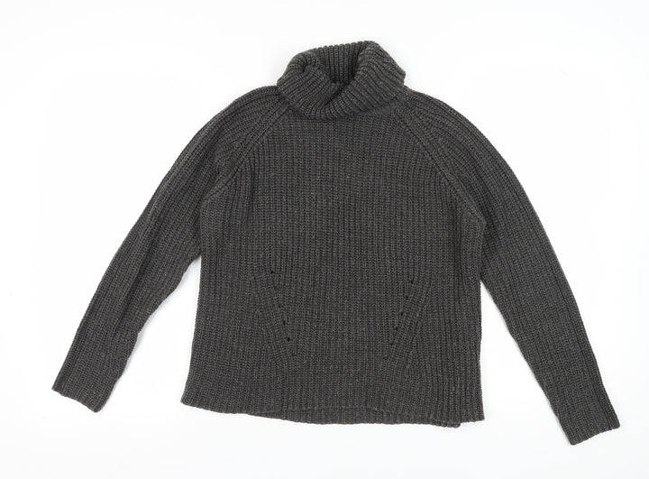 Jacqueline de Yong Grey Pullover Jumper S Women