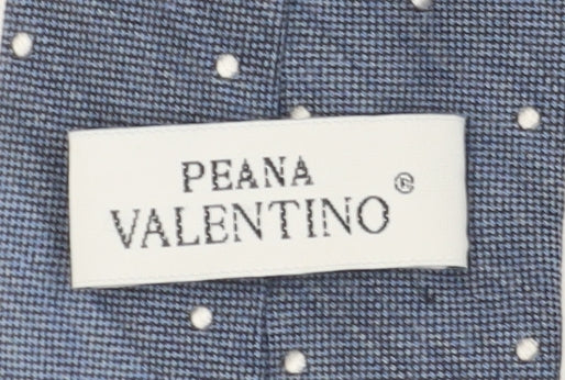 Peana Valentino Men's Blue Polka Dot Tie