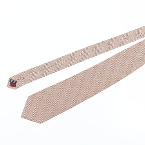Ciro Citterio Men's Beige Silk Checked Tie