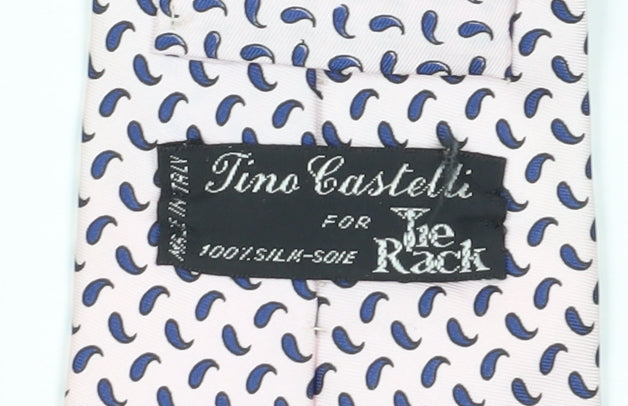 Tino Castelli Men's Multicoloured Slim Silk Tie