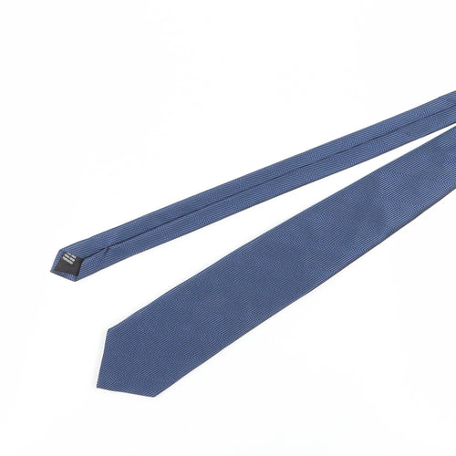 Romeo Gigli Men's Blue Silk Houndstooth Tie