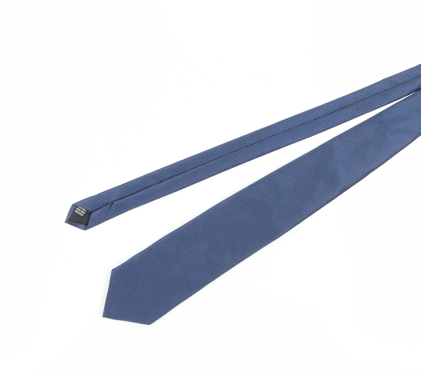 Romeo Gigli Men's Blue Silk Houndstooth Tie