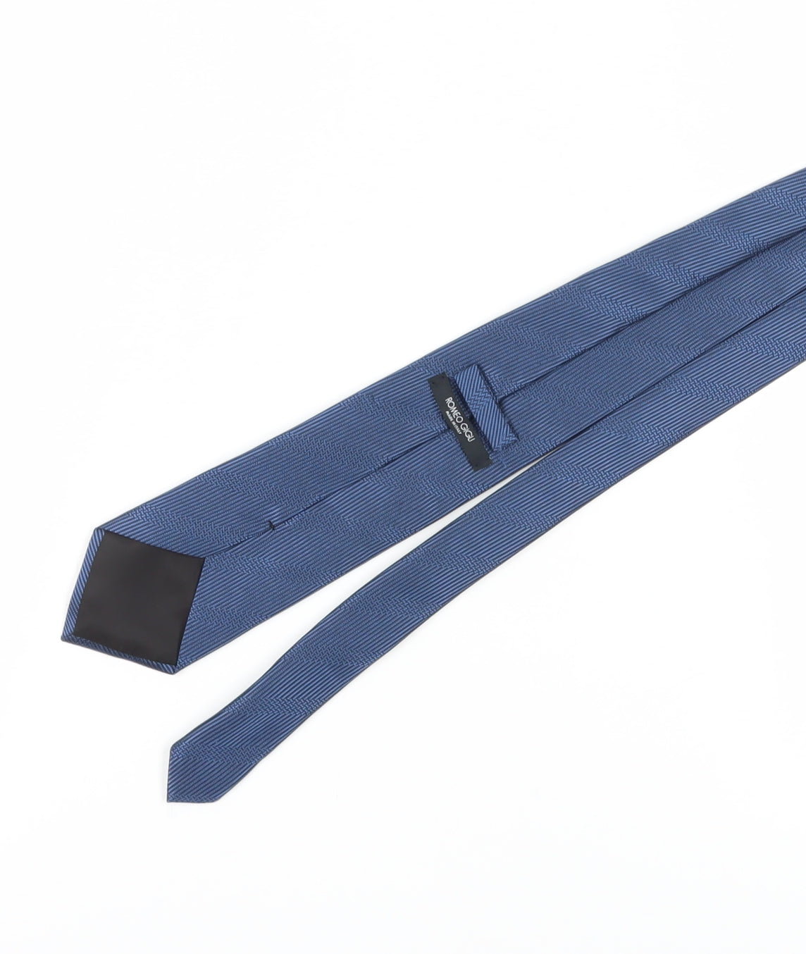 Romeo Gigli Men's Blue Silk Houndstooth Tie