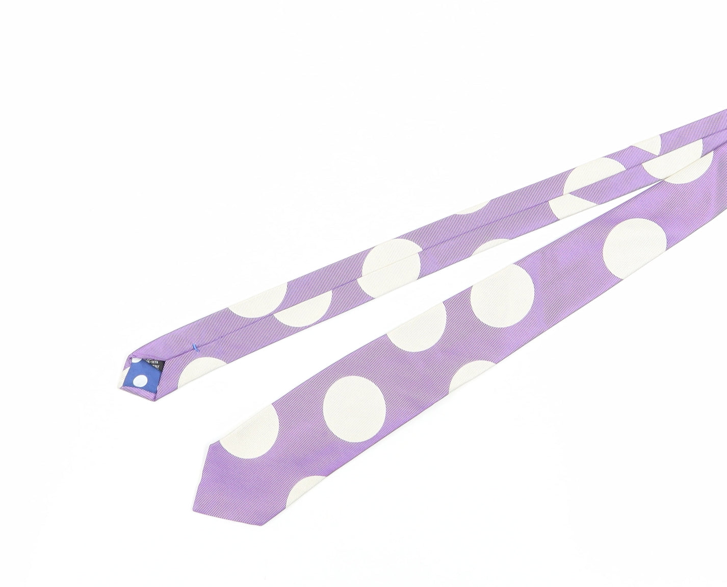 Paul Smith Men's Purple Polka Dot Silk Tie