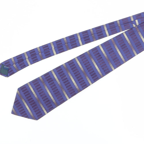 Principles for Men Blue Striped Silk Tie