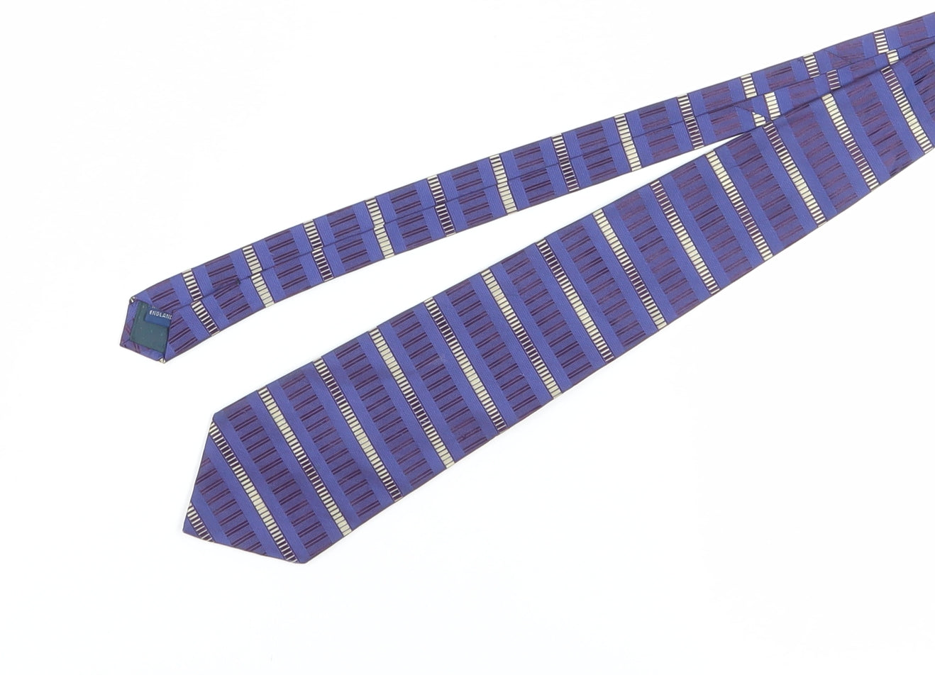Principles for Men Blue Striped Silk Tie