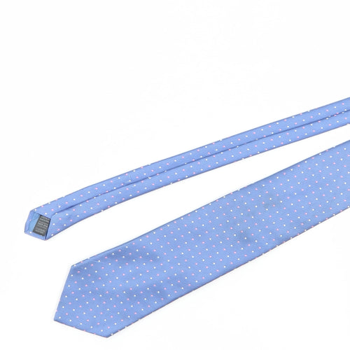Marks and Spencer Men's Blue Polka Dot Tie
