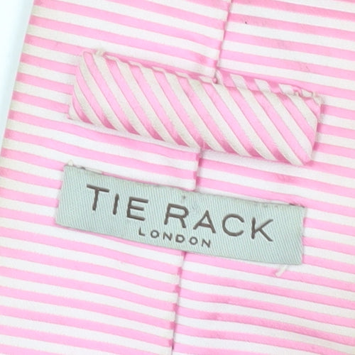 Tie Rack Men's Pink Striped Tie