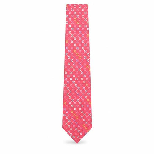 Jones New York Men's Pink Floral Silk Tie