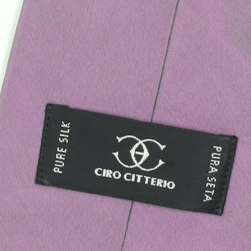 Ciro Citterio Men's Purple Silk Tie - One Size