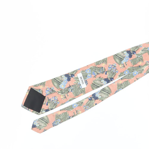 Hugo Boss Floral Silk Men's Tie Multicoloured