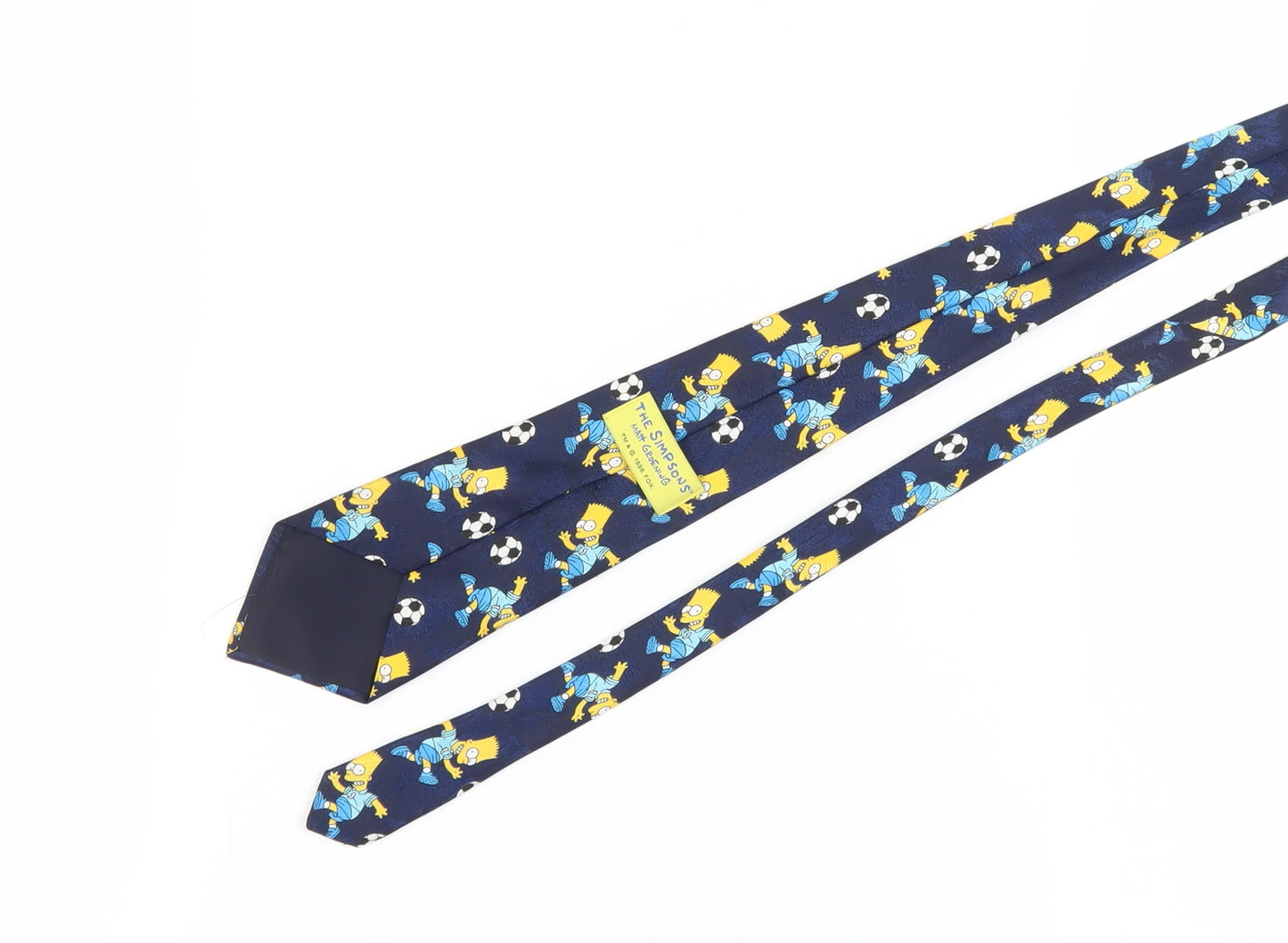 BHS Men's Blue Simpsons Cartoon Tie