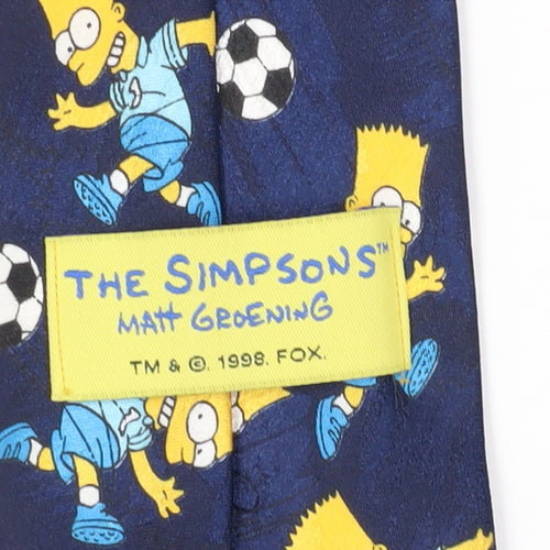 BHS Men's Blue Simpsons Cartoon Tie