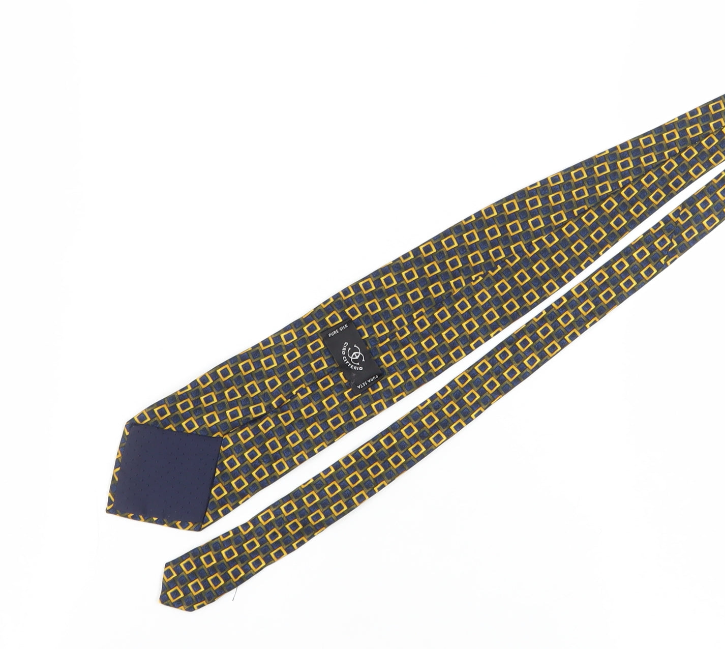 Ciro Citterio Men's Multicoloured Geometric Silk Tie