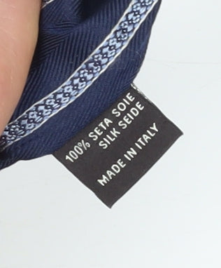 Canali Men's Blue Striped Silk Tie