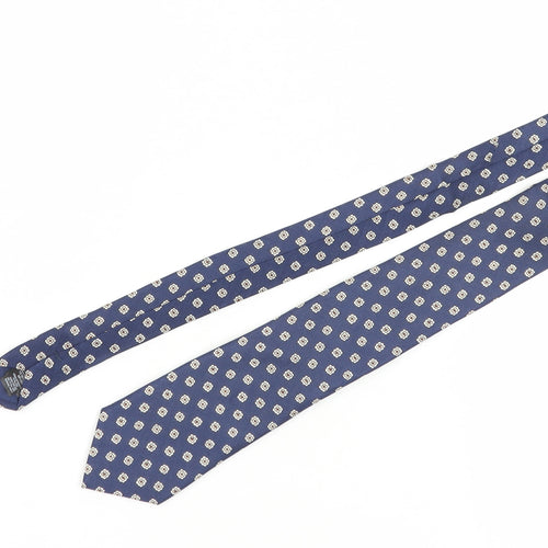 Marks and Spencer Men's Blue Geometric Tie