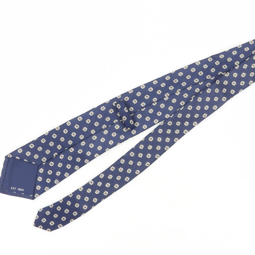 Marks and Spencer Men's Blue Geometric Tie
