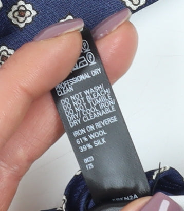 Marks and Spencer Men's Blue Geometric Tie