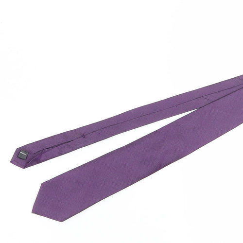 Austin Reed Men's Purple Silk Slim Tie One Size