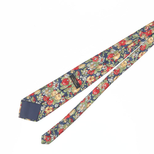 Marks and Spencer Mens Floral Tie Multicoloured Polyester