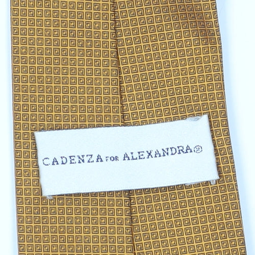 Cadenza for Alexandra Gold Geometric Men's Tie