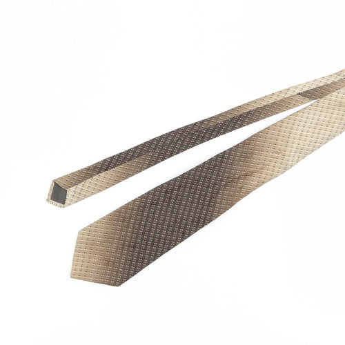 Dunn & Co. Men's Beige Geometric Tie Polyester One Size