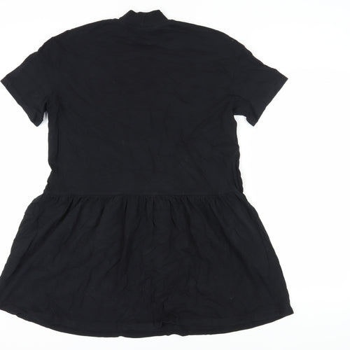 ASOS Women's Black T-Shirt Dress Size 8 Casual