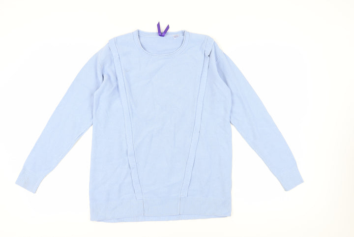 Seraphine Women's Blue Knit Pullover Jumper S