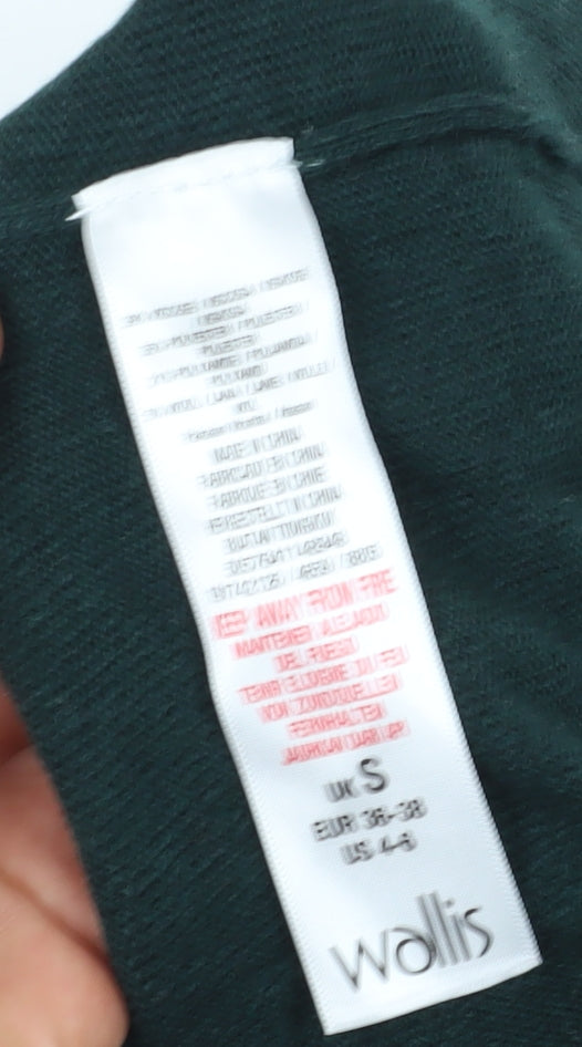 Wallis Women's Green Pullover Jumper, Size S, High Neck